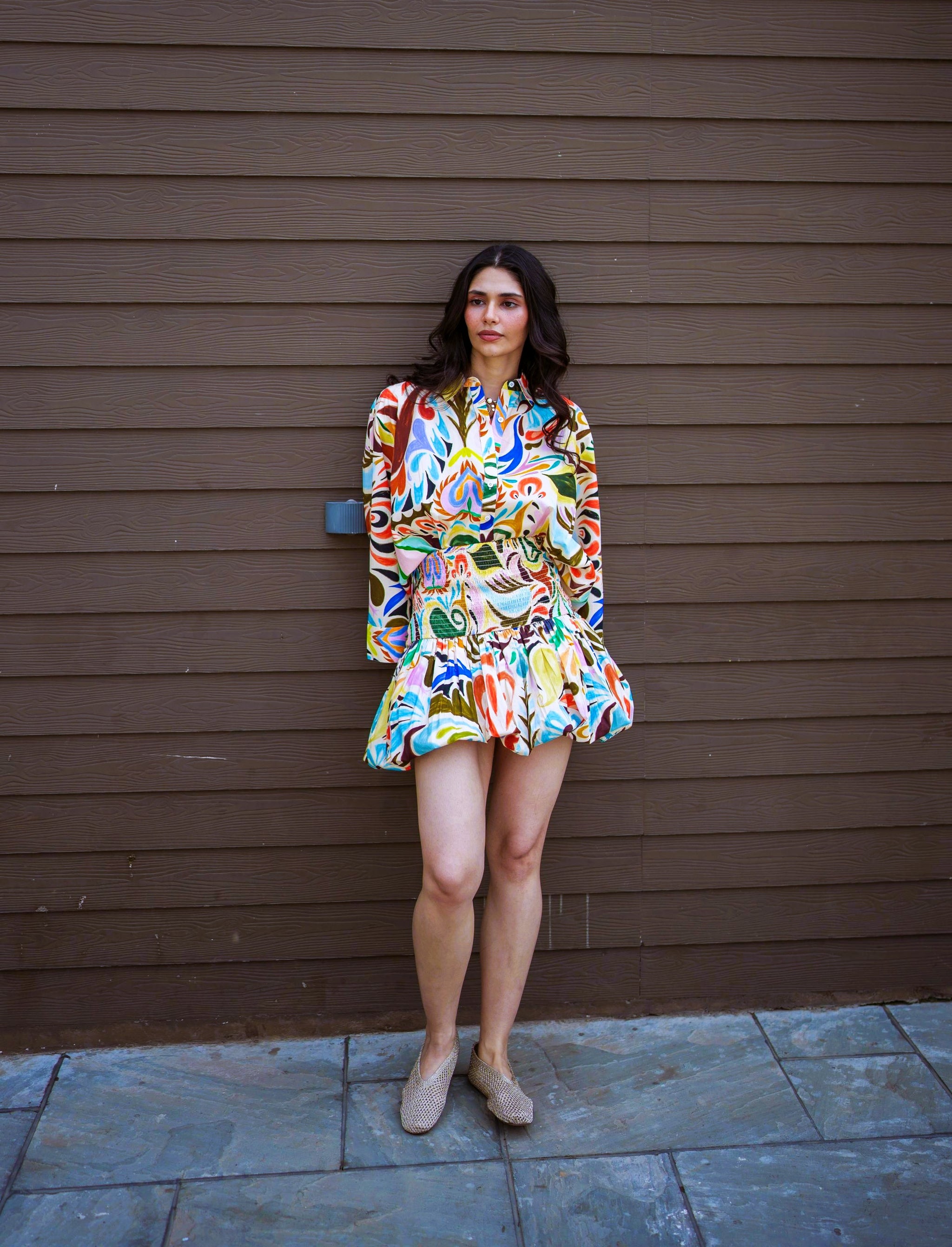 Paisley Kaleidoscope Balloon Skirt – Drawn