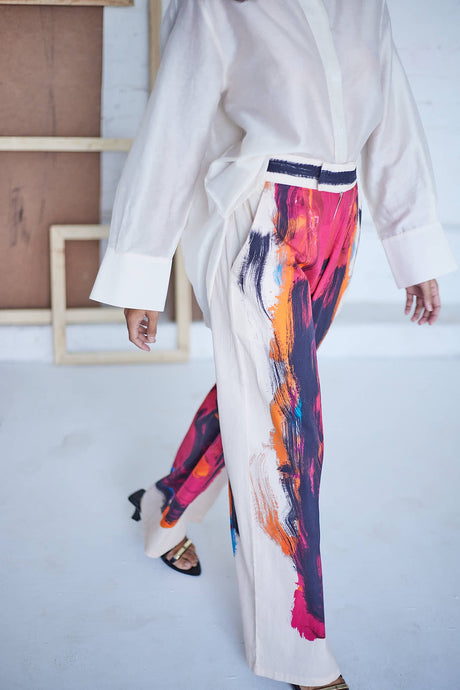 On Set Paintbrush Trousers