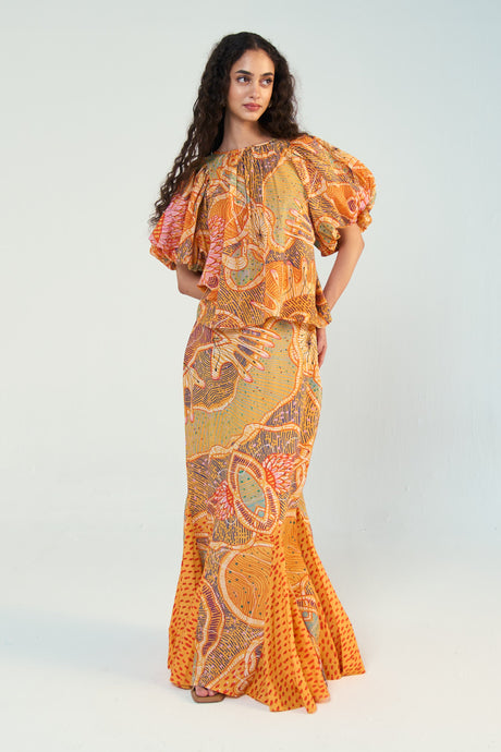 Sunlit Reverie Maxi Skirt - Artist Edit