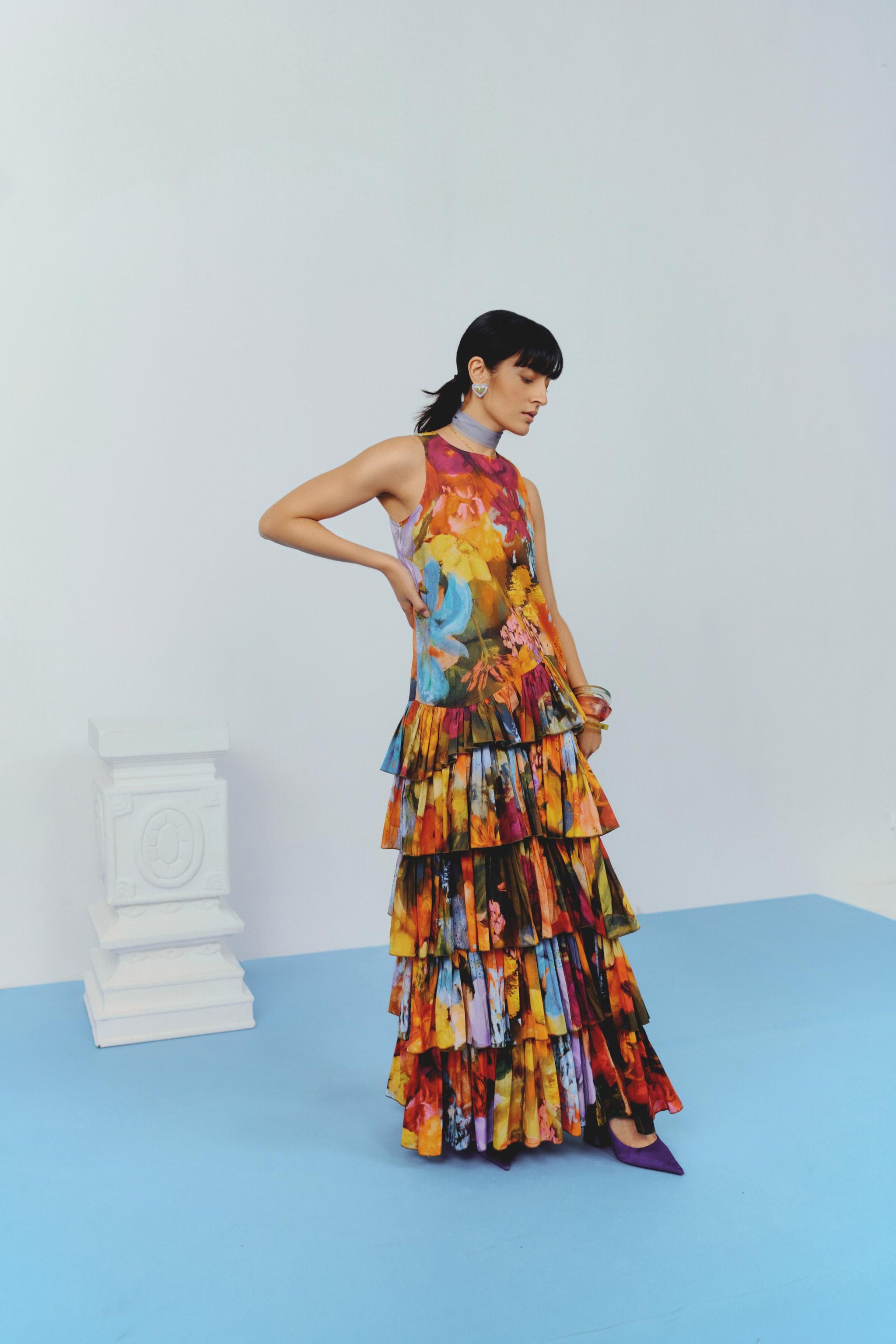 eden ruffle maxi dress Eden Ruffle Maxi Dress